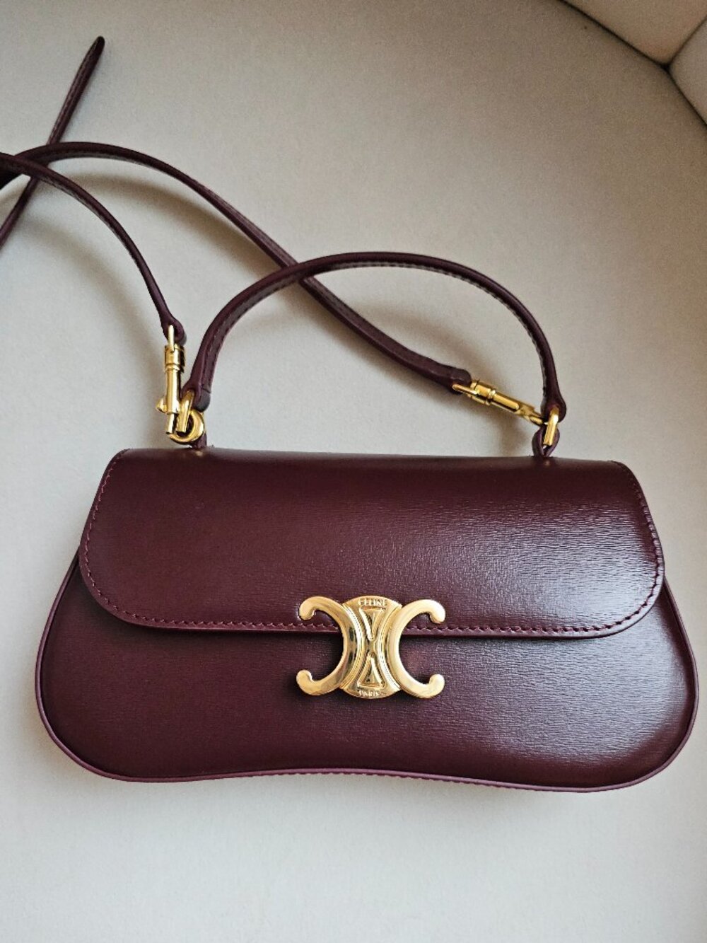Celine Burgundy Bag